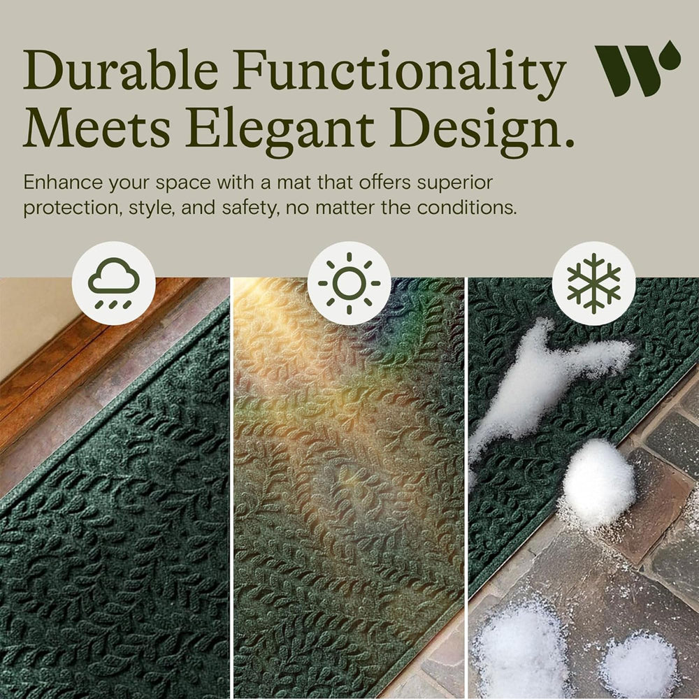 WaterHog Boxwood Mat with water trapping design