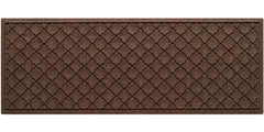 WaterHog Cordova dark brown front door mat 22"x60" front view