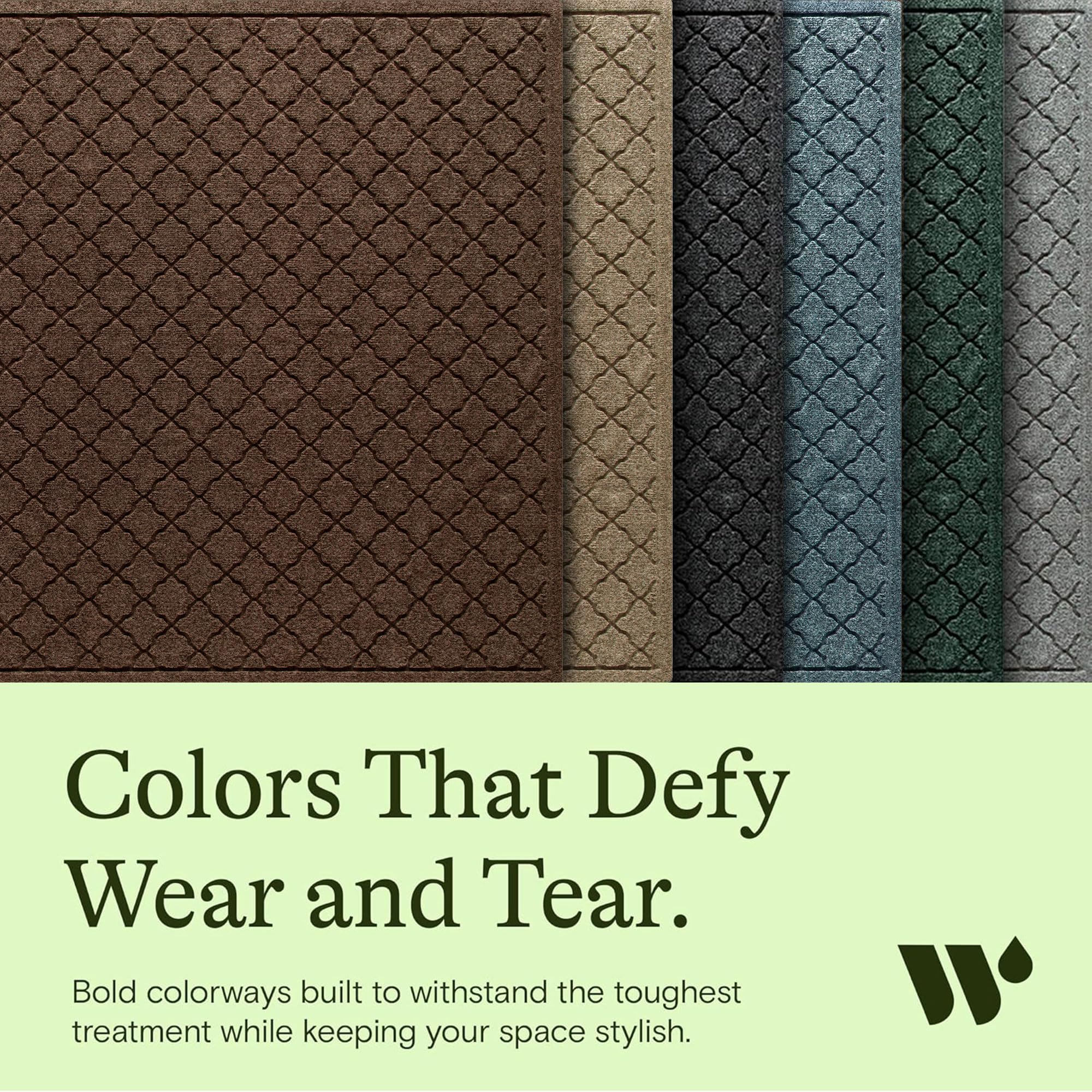 WaterHog Cordova dark brown mat with packaging