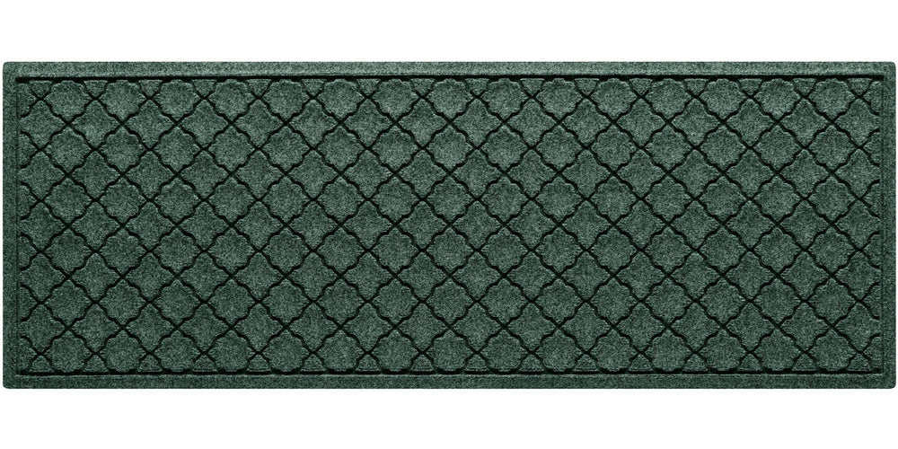 WaterHog Cordova Front Door Mat front view, evergreen colour