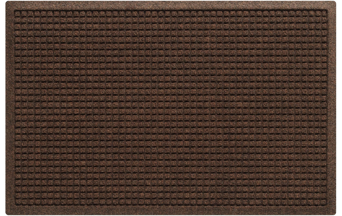 WaterHog Doormat 23"x35.5" dark brown front view