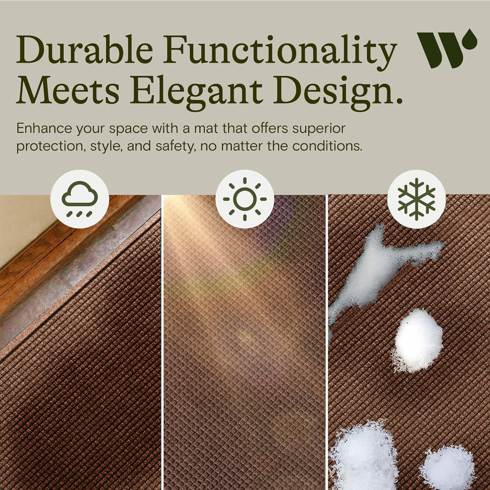 WaterHog doormat dimensions laid flat