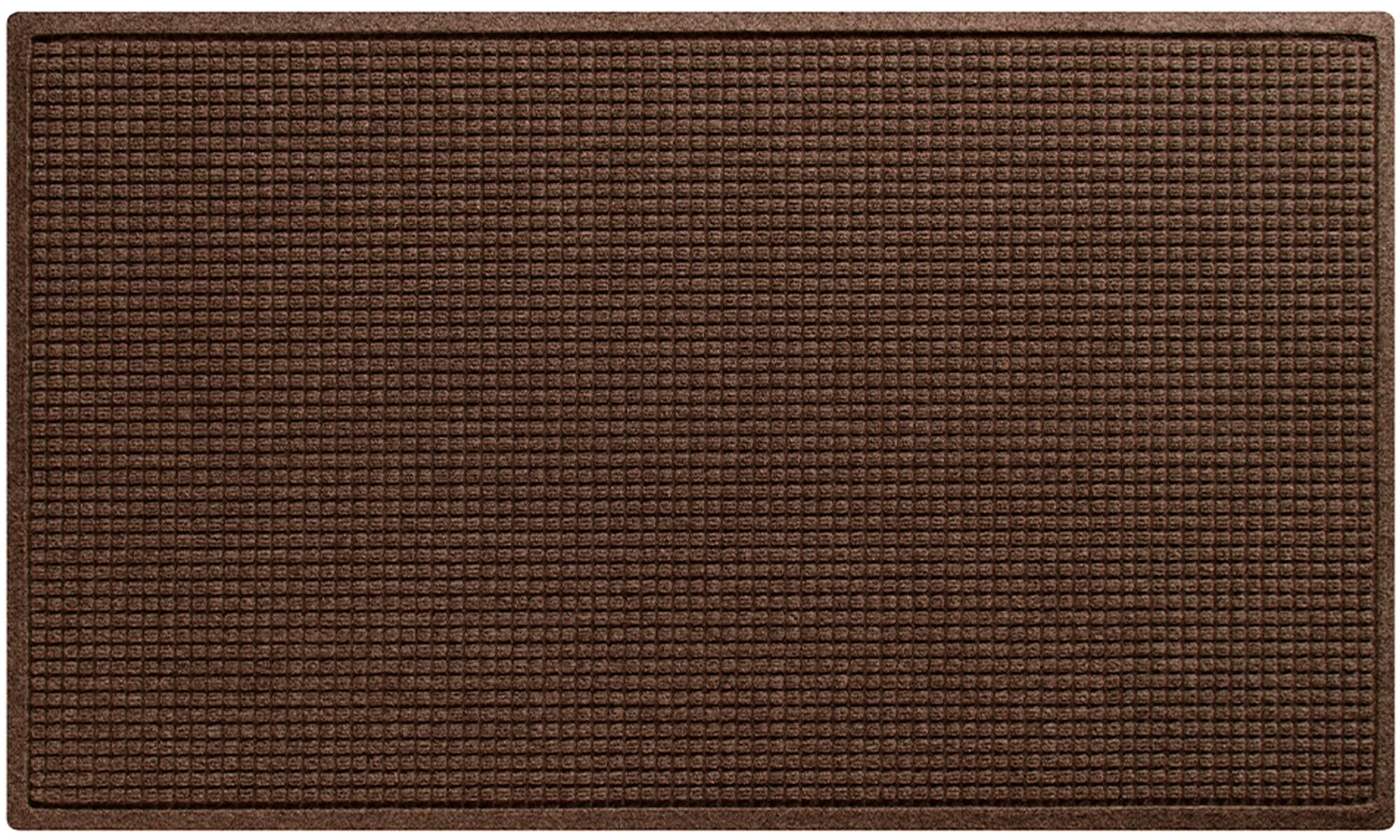 WaterHog doormat front view in dark brown