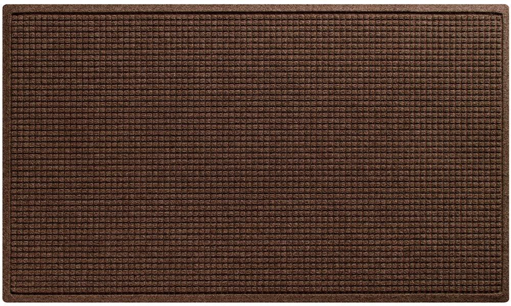WaterHog doormat front view in dark brown