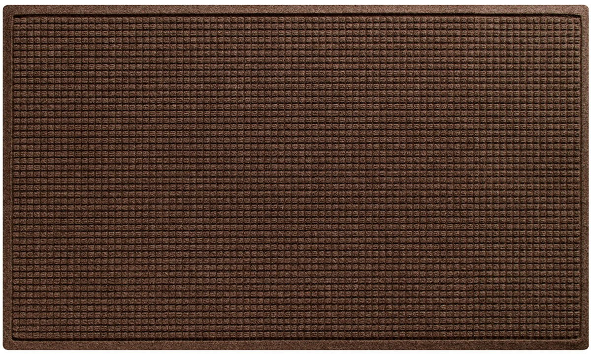 WaterHog doormat front view in dark brown