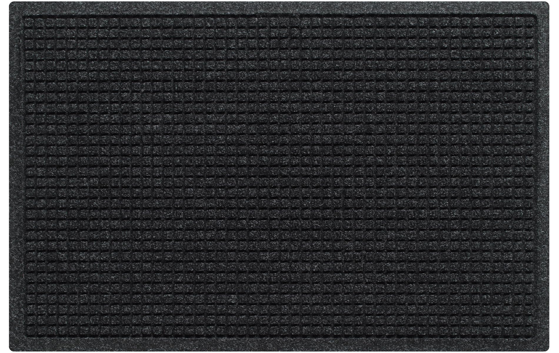 WaterHog doormat front view showing charcoal colour