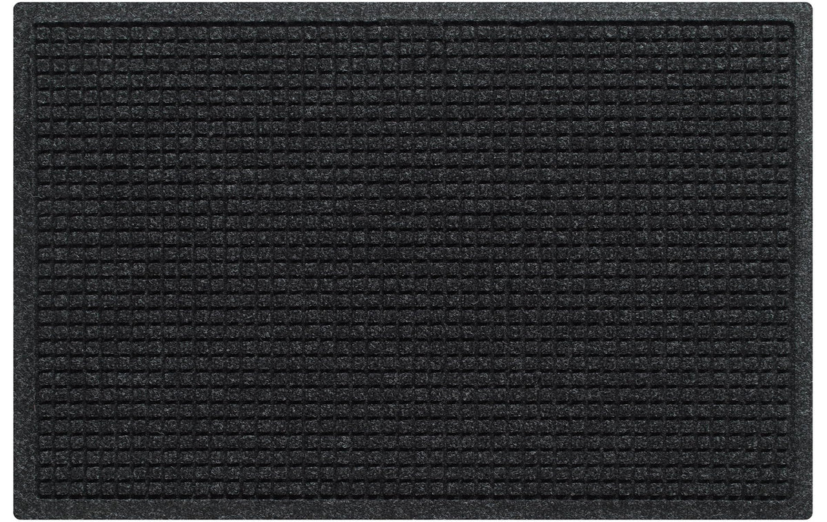 WaterHog doormat front view showing charcoal colour