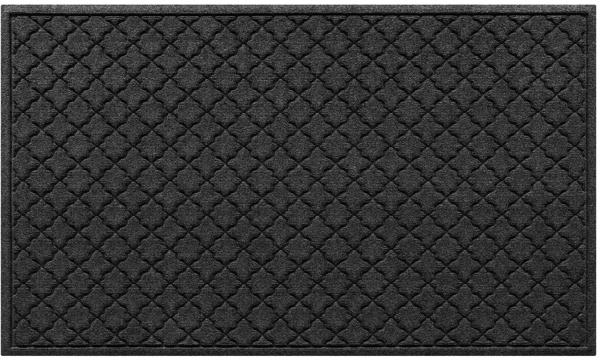WaterHog Front Door Mat 35"x59" charcoal model front view