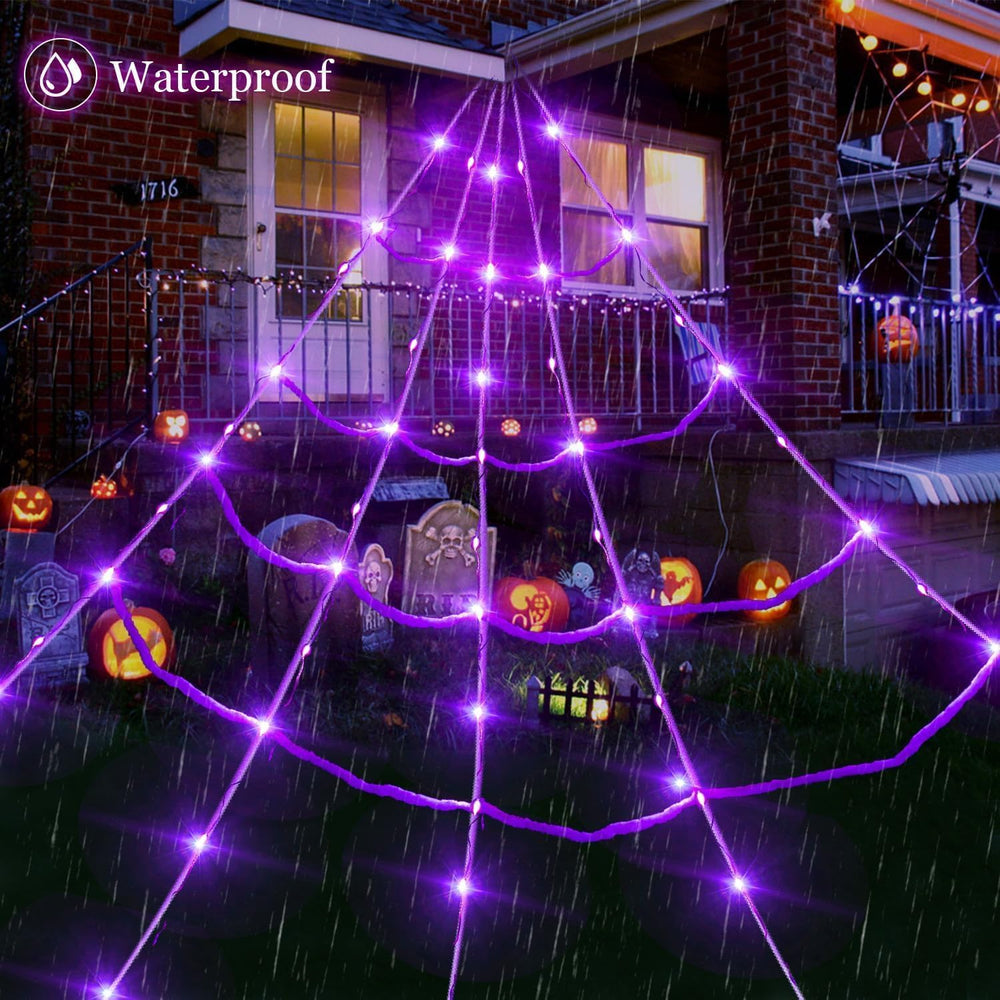 Waterproof design of BEABOO Halloween Spider Web
