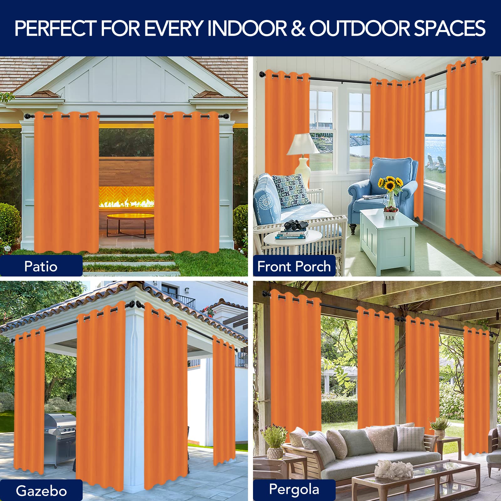 Waterproof feature of PureFit Outdoor Curtain demonstrated
