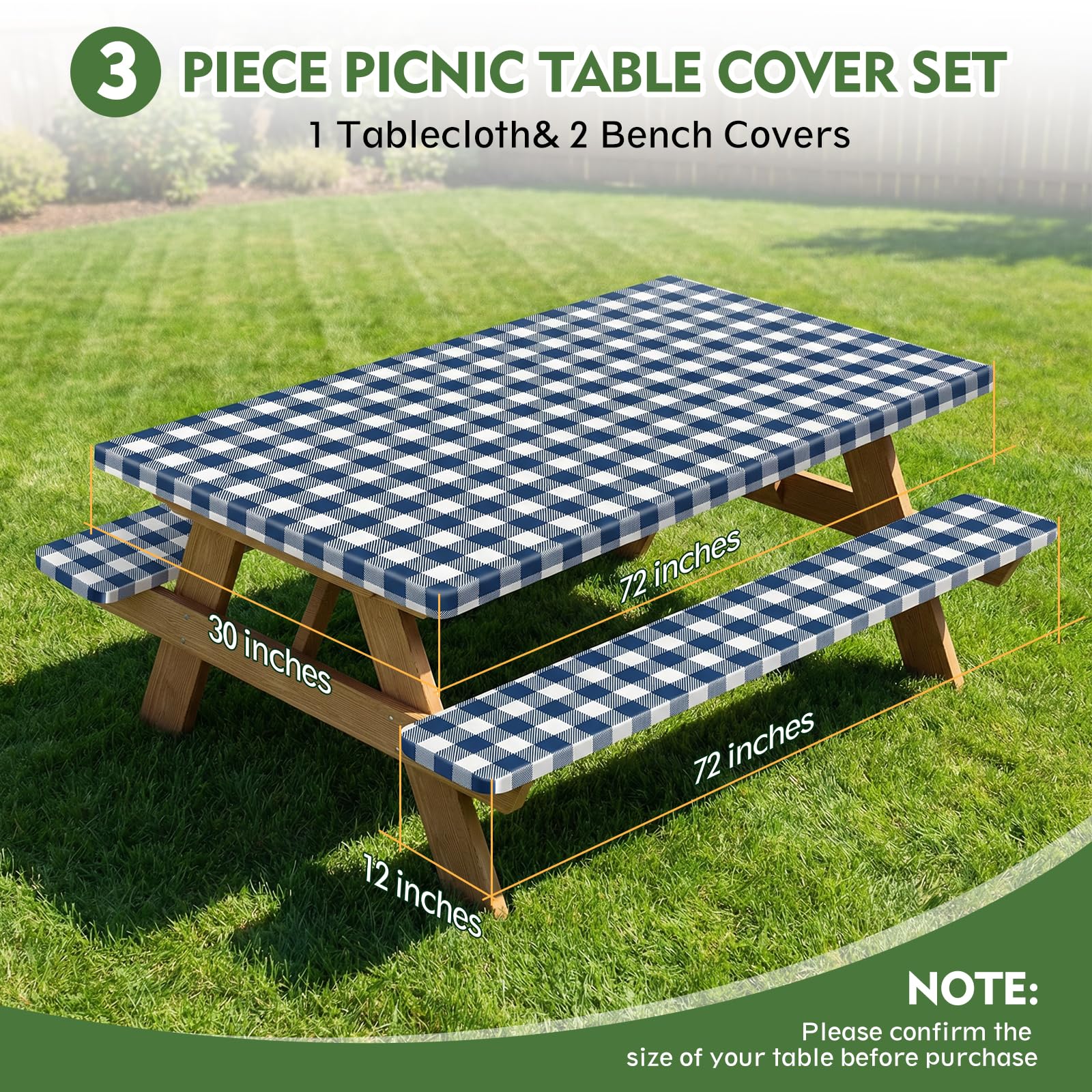 Waterproof feature of Ymomode Picnic Table Cover with liquid beading