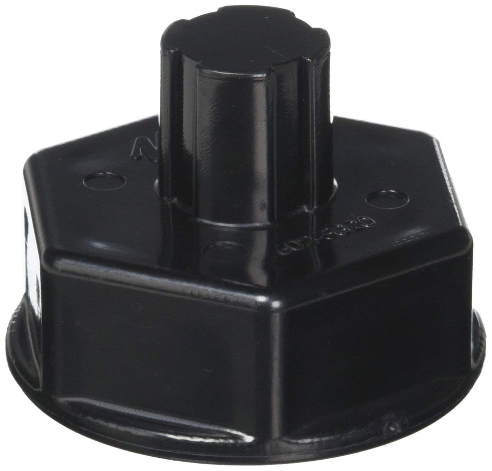 Waterway 602-5321B black drain screen cap front view