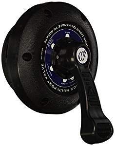 Waterway Multiport Valve Top 600-9600B black model front view