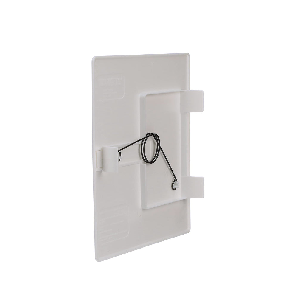 Watts APU15 Access Panel with plumbing and wires concealed