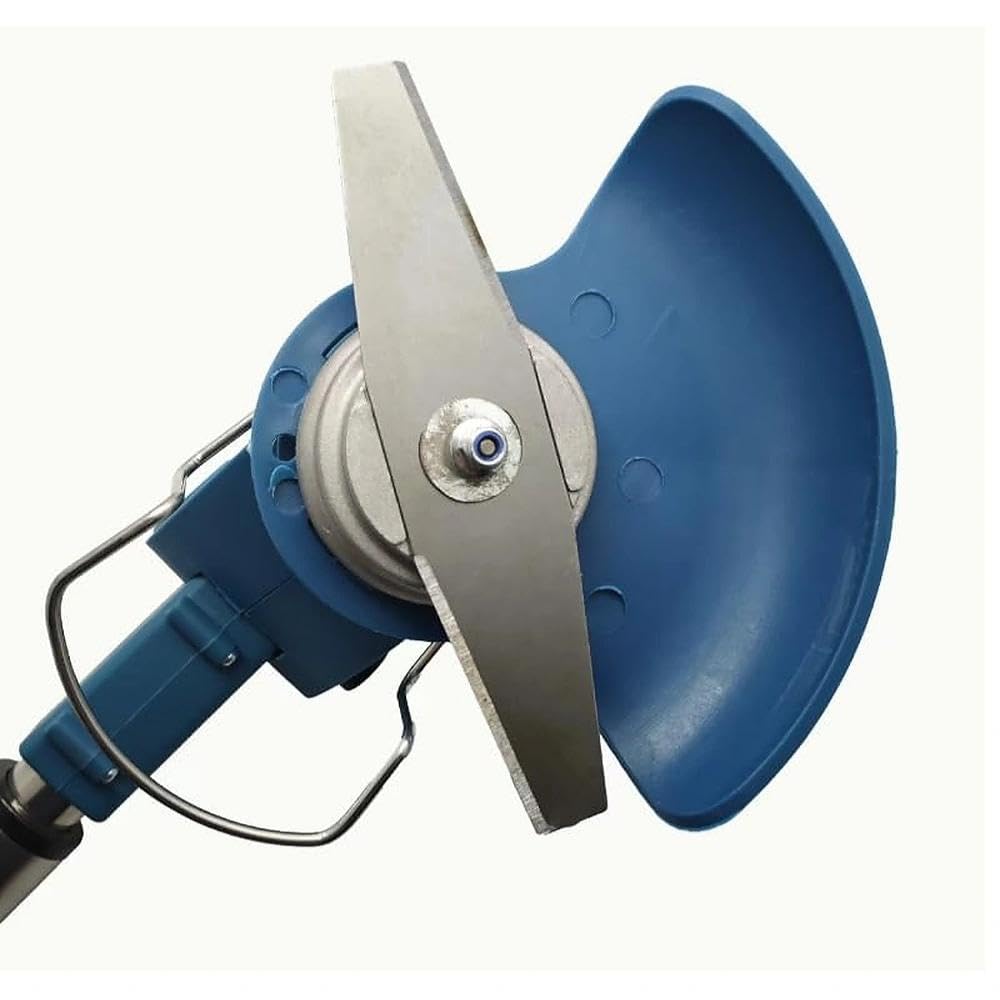 wdcfxy blades installed on a string trimmer