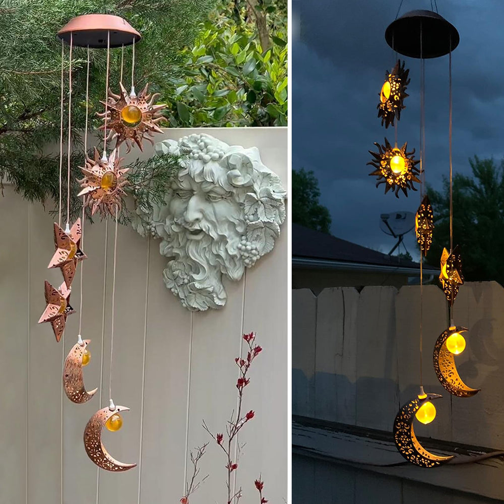 Weather-resistant features of Tryme Solar Wind Chimes