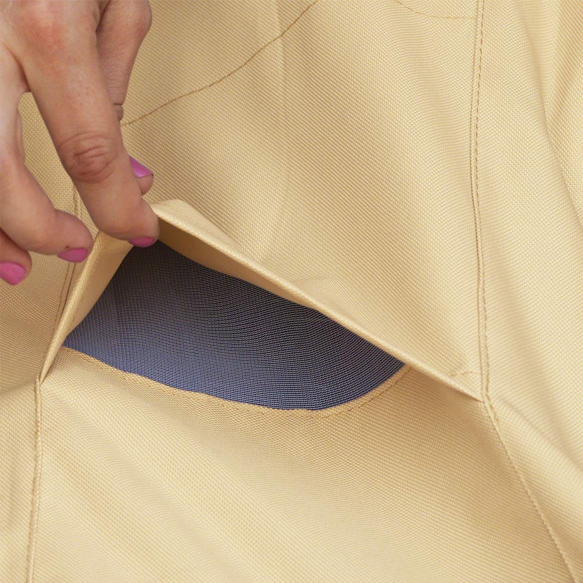 Weather-resistant material of the Classic Accessories Bench Cover