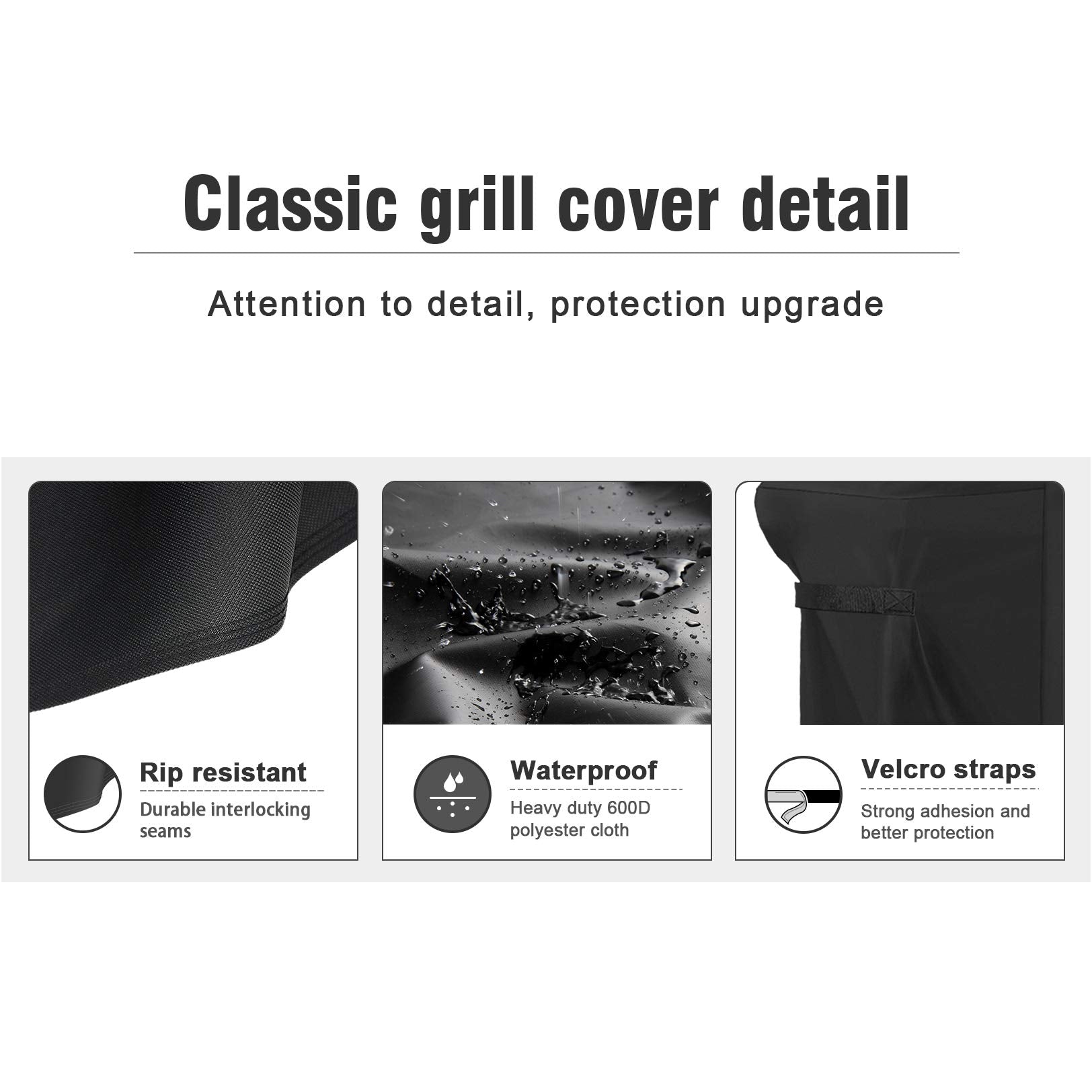 Weatherproof liner inside Kingkong Grill Cover