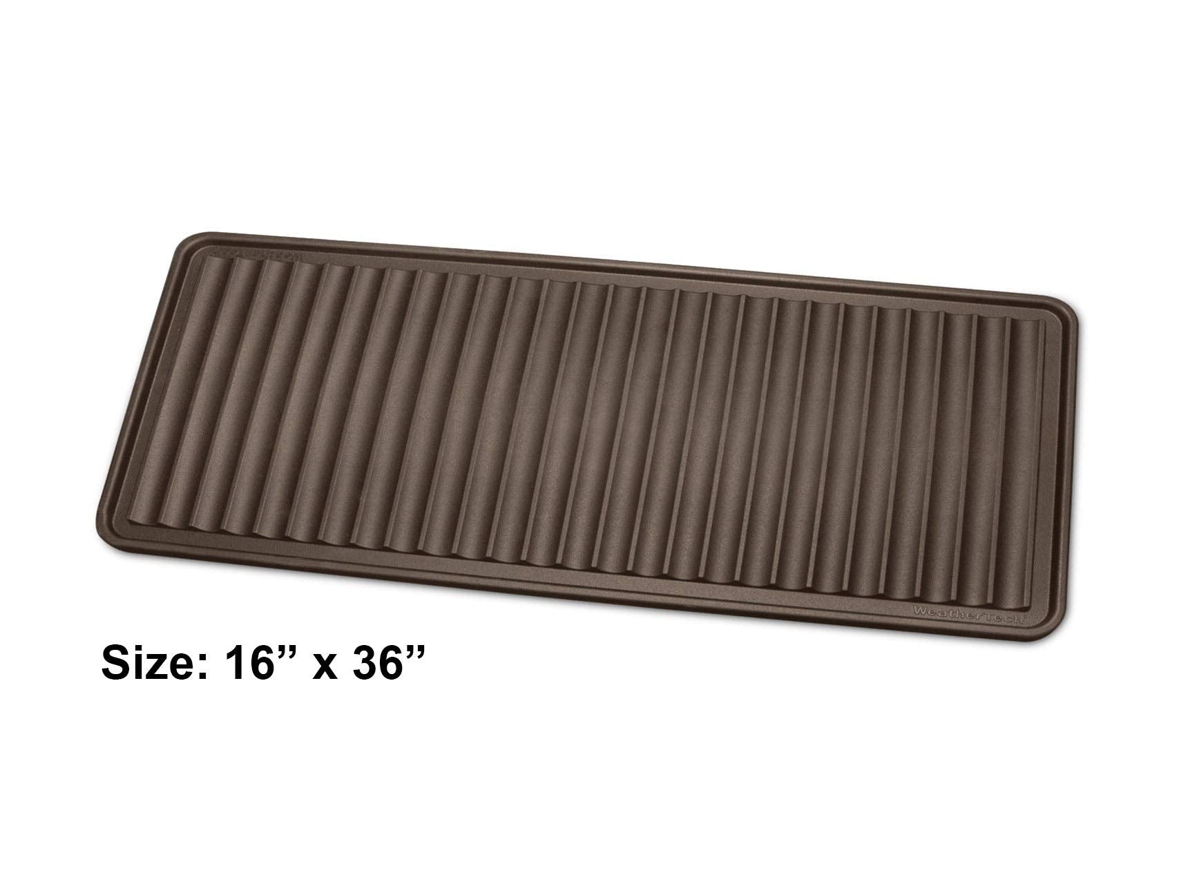 WeatherTech BootTray 16x36 brown mat side view