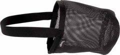 Weaver Livestock Sheep/Goat Muzzle in black, soft mesh construction