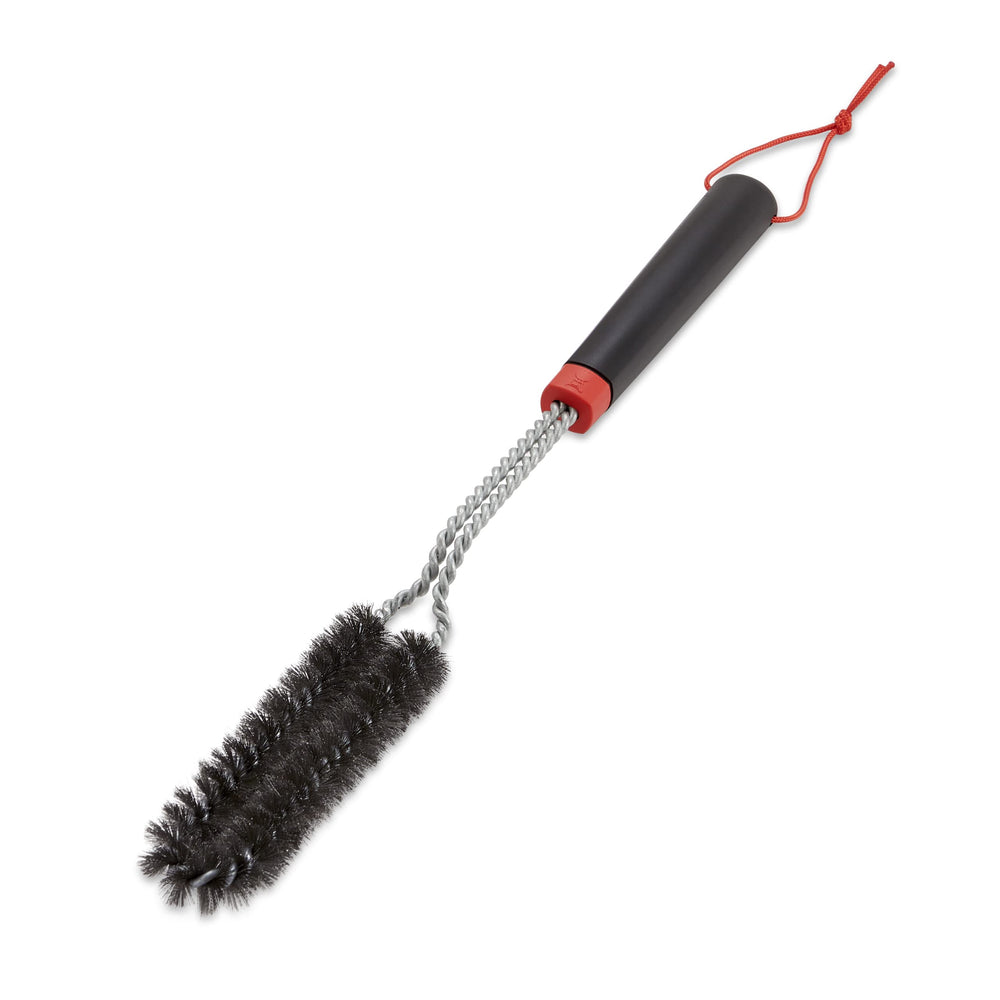 Weber 18 inch Detail Brush with stainless steel bristles and black handle