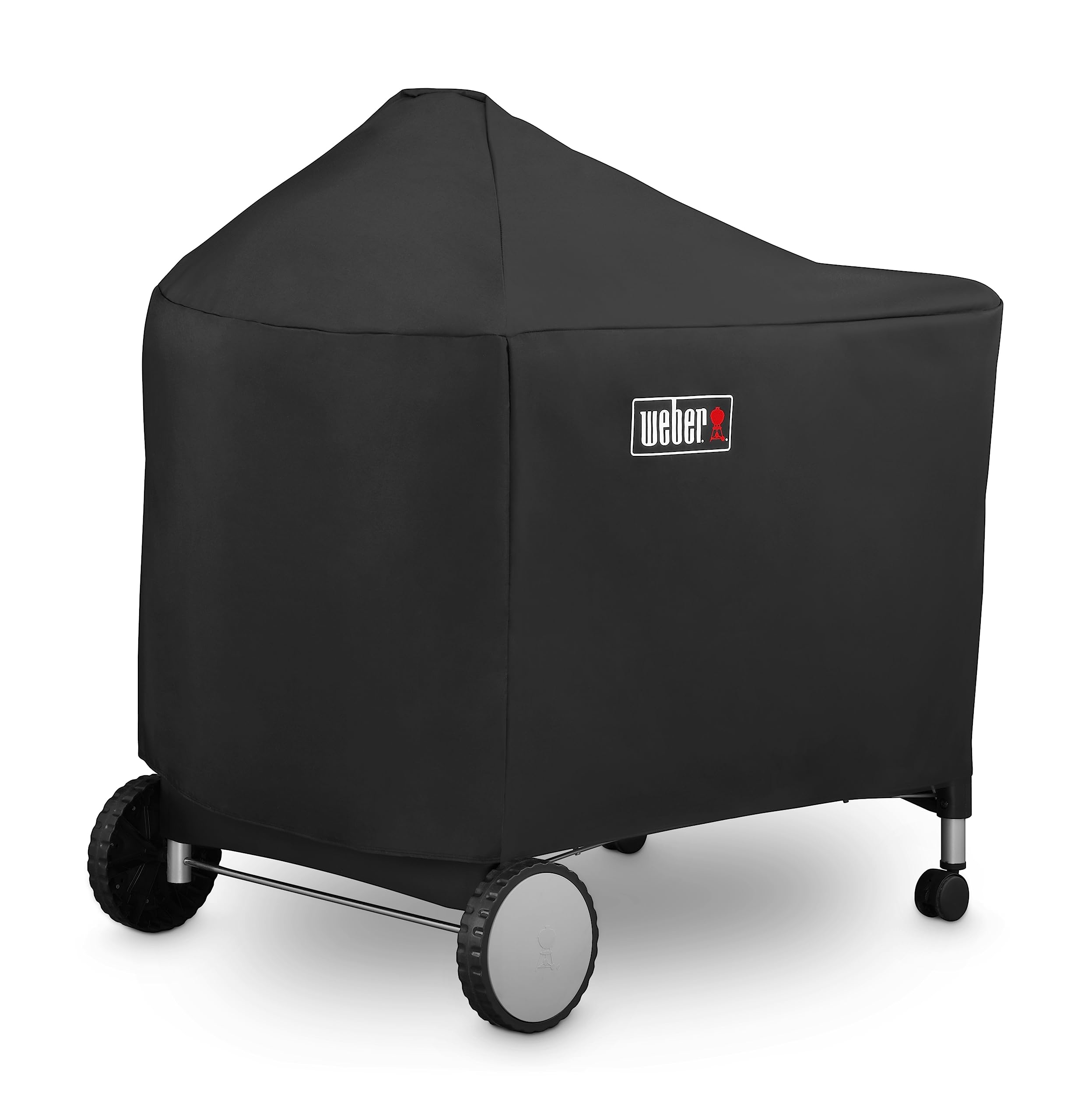 Weber 22-inch Performer Grill Cover front view in black