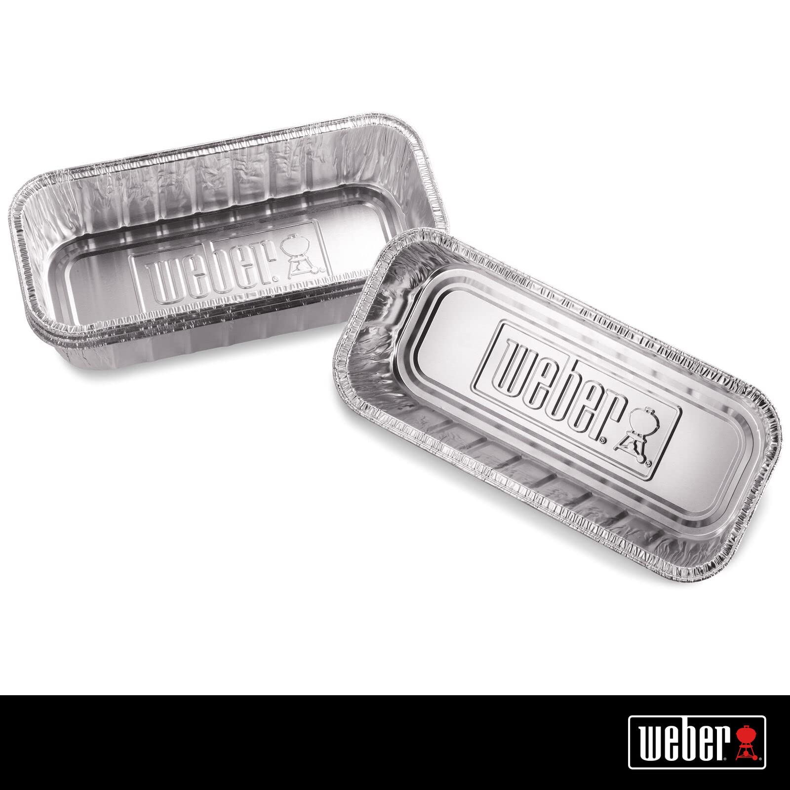 Weber Aluminum Drip Pan placed in grill grease tray