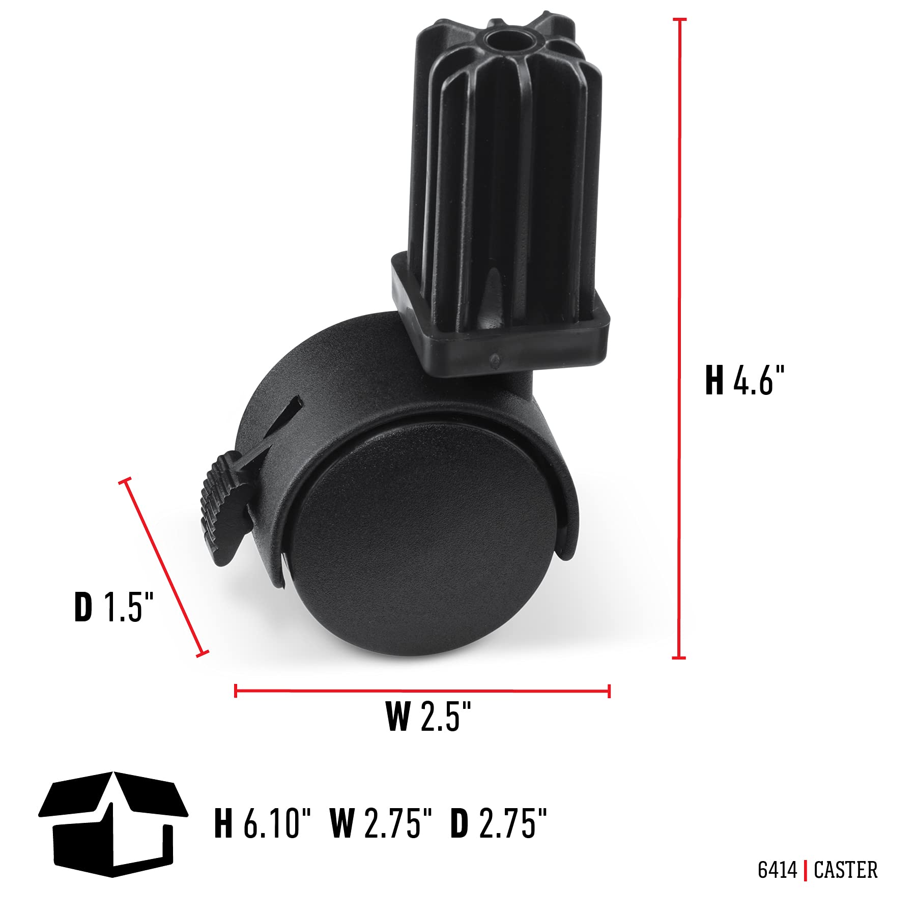 Weber Caster Wheel in a lifestyle setting with grill