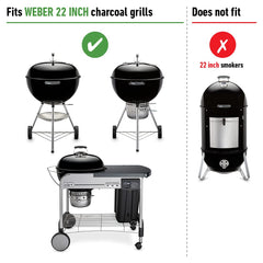 Weber Charcoal Cooking Grate in grill setting