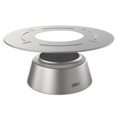 Weber Charcoal Heat Controller for 22 inch kettle grill silver front view