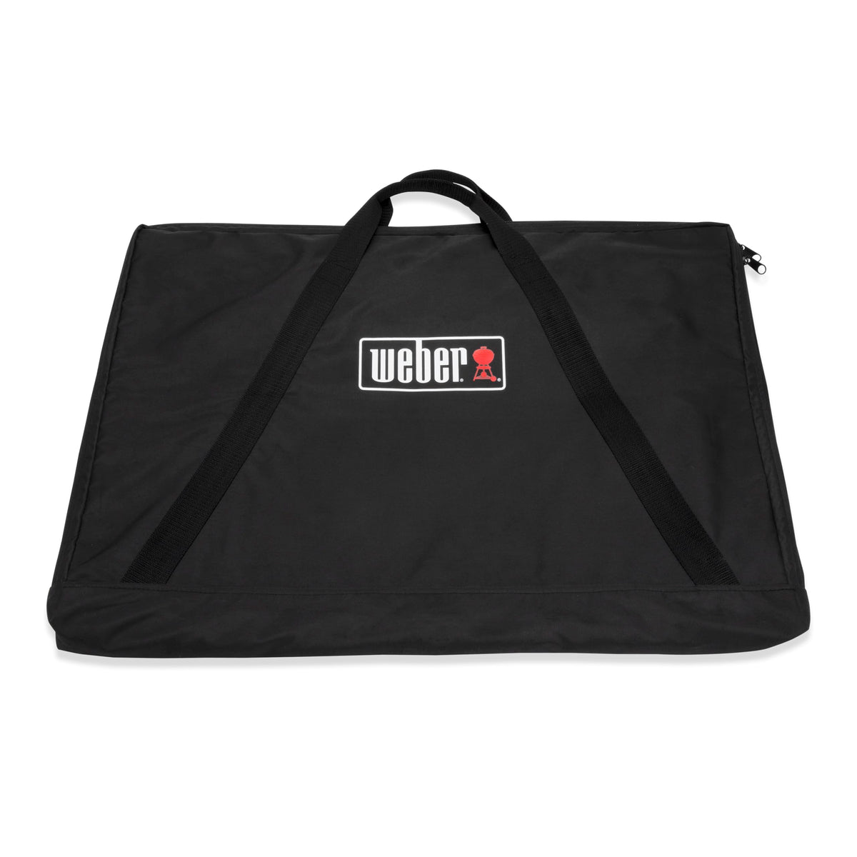 Weber Full-Size Griddle Insert Storage Bag front view in black