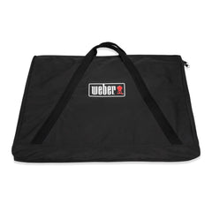 Weber Full-Size Griddle Insert Storage Bag front view in black