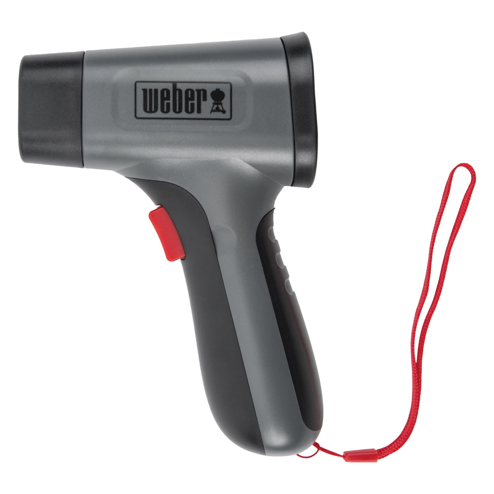 Weber Griddle Infrared Thermometer displaying temperature reading