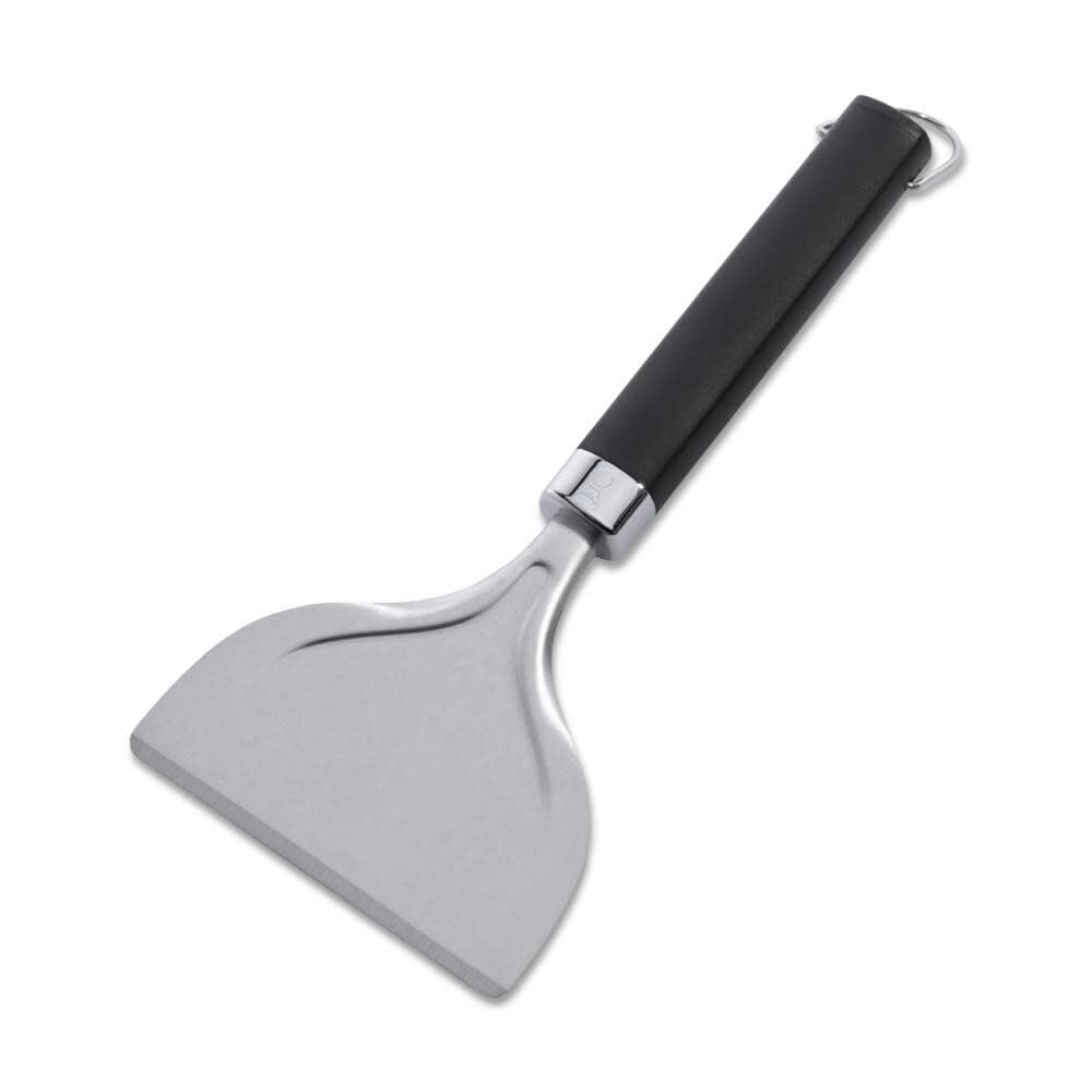 Weber Griddle Scraper stainless steel tool front view