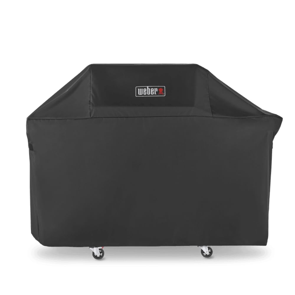 Weber grill cover in packaging view