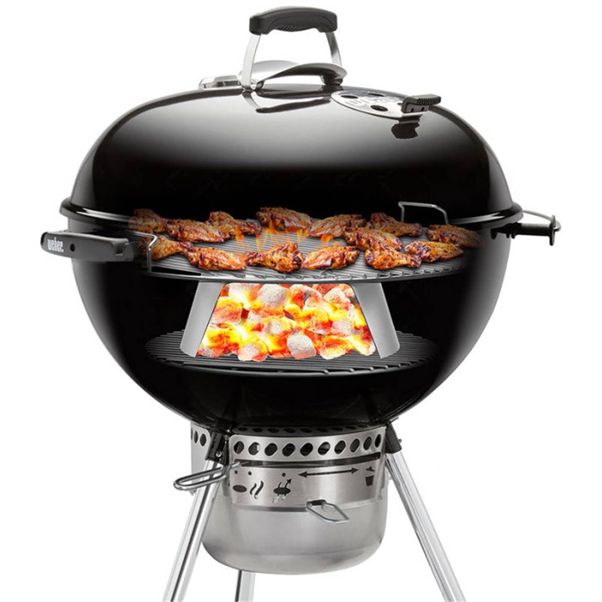 Weber heat controller diffuser ring with water pan space