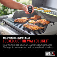 Weber Instant-Read Thermometer side view showcasing the probe