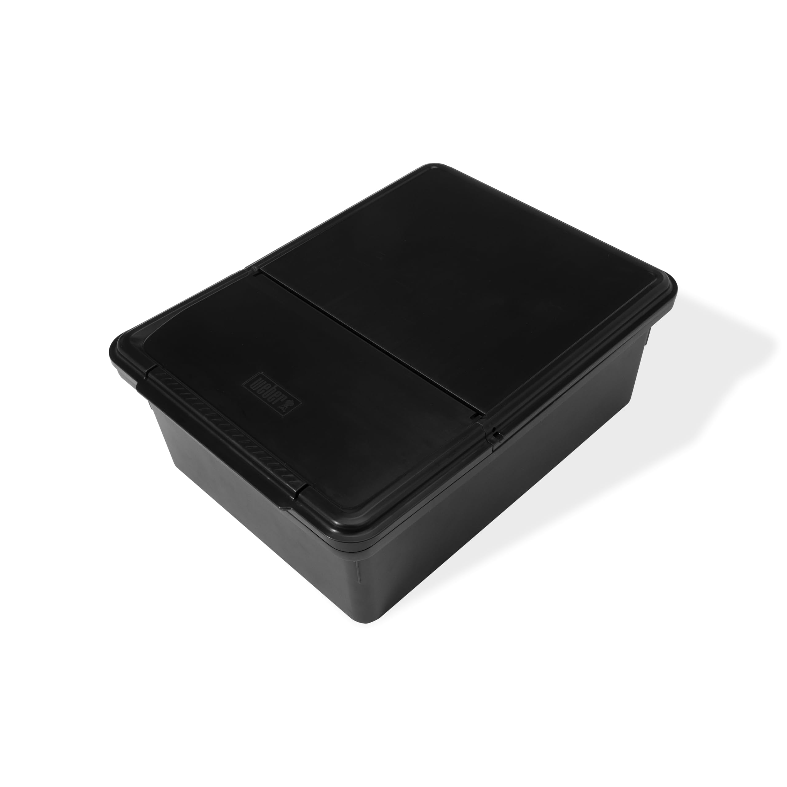 Weber Outdoor Storage Bin dimensions and packaging
