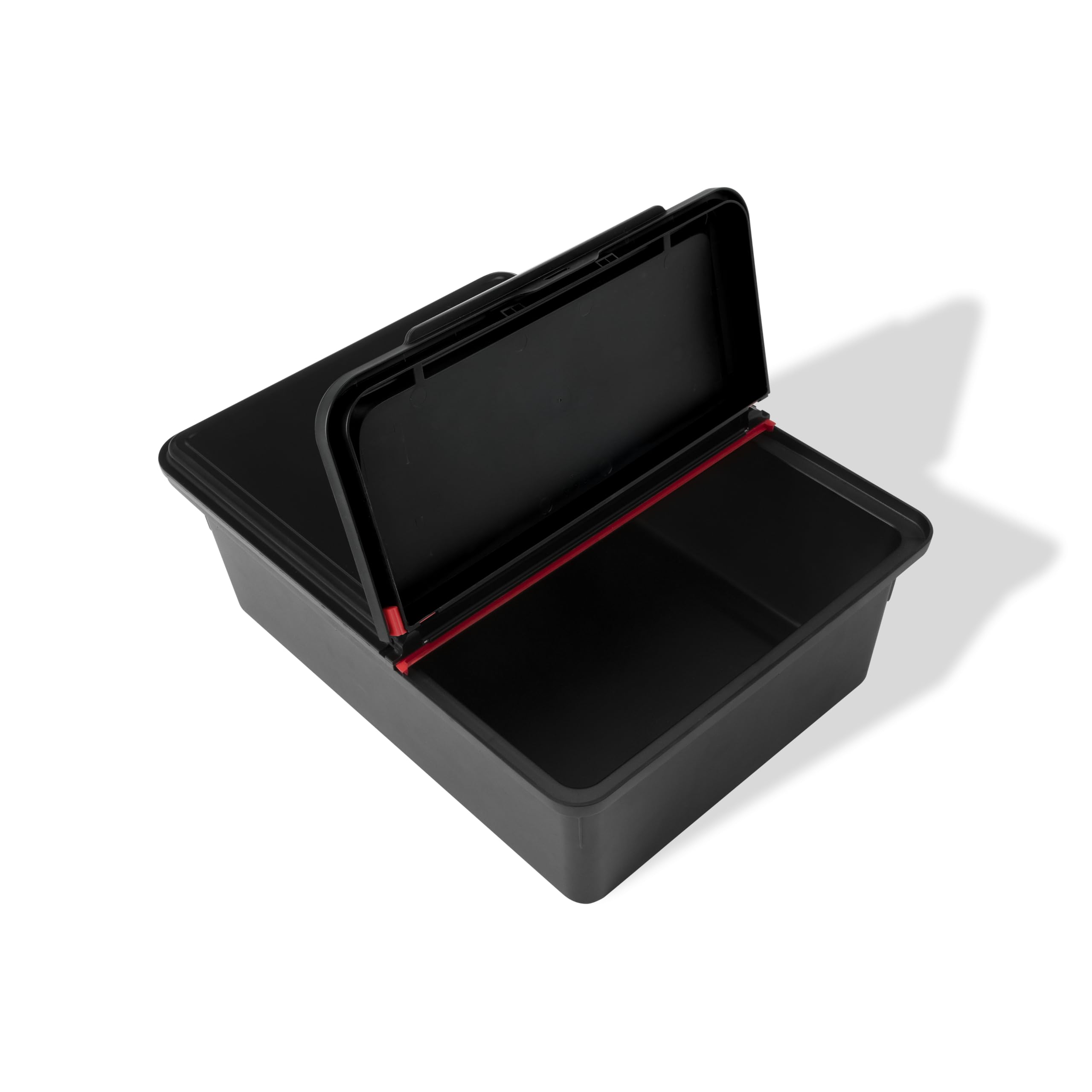 Weber Outdoor Storage Bin showing rubber gasket sealing