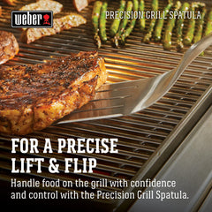 Weber Precision Grill Spatula handle showing soft-touch grip