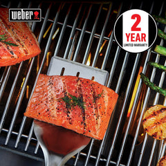 Weber Precision Grill Spatula side view showing 3-sided beveled edge