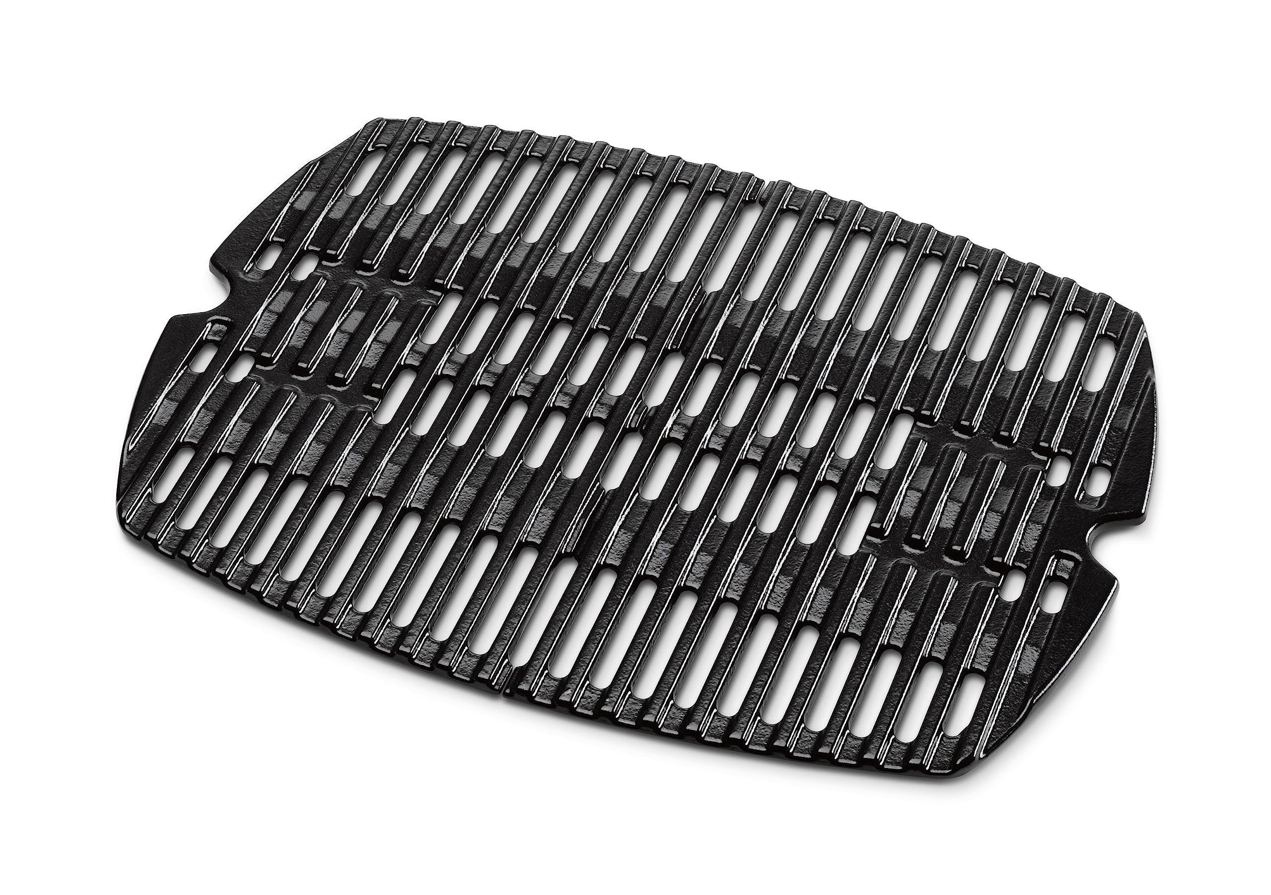 Weber Q porcelain-enameled cast-iron cooking grates front view