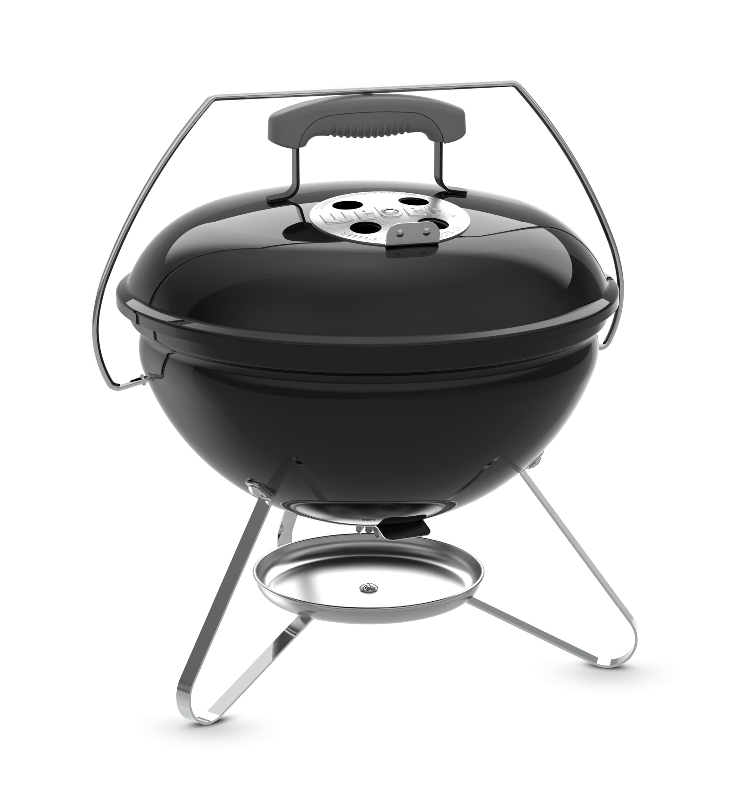 Weber Smokey Joe 14-Inch Portable Charcoal Grill ash catcher for easy cleanup