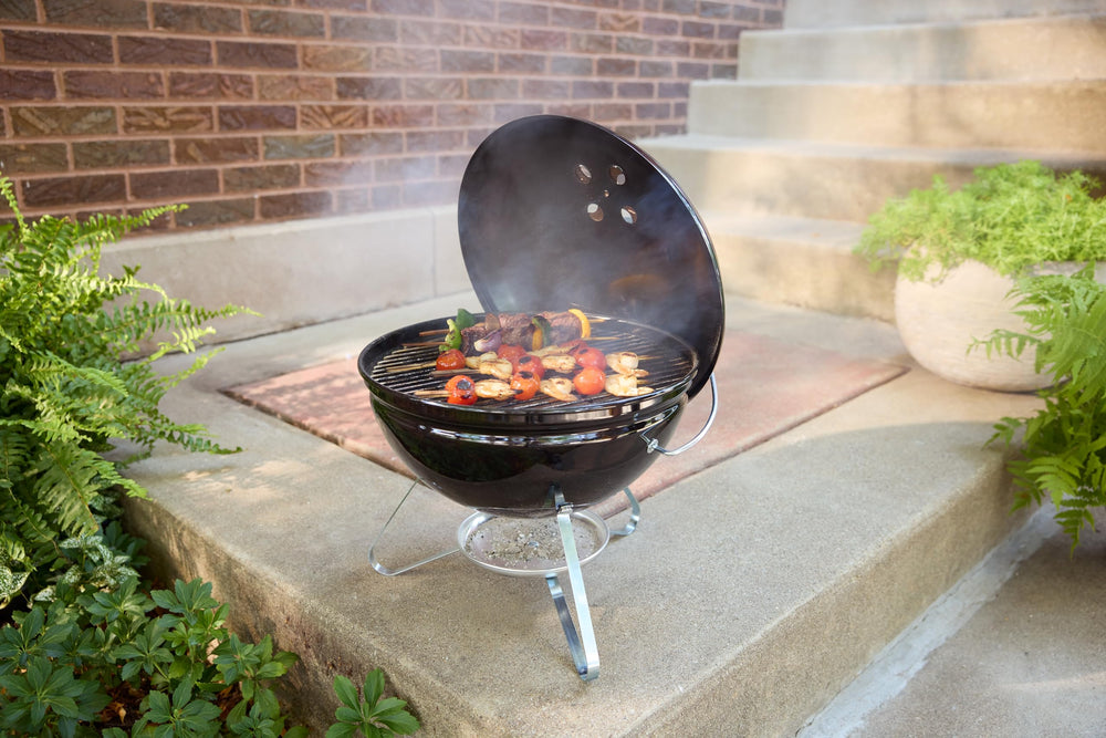 Weber Smokey Joe 14-Inch Portable Charcoal Grill user manual included