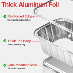 WEBROIL aluminum drip pan liner 20-pack
