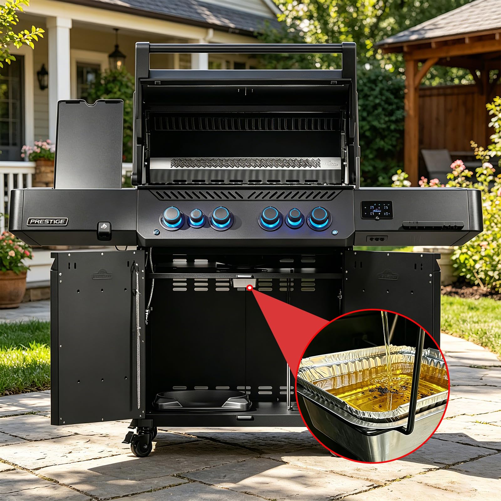WEBROIL Grill Grease Tray Liners stack