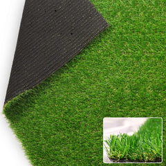 Weidear Artificial Grass Rug 3' x 5' green front view