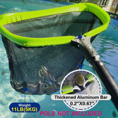 Weighted tab design of Sepetrel Pool Net for easy emptying