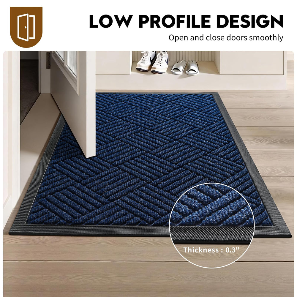 WELDUN doormat capturing dirt and moisture