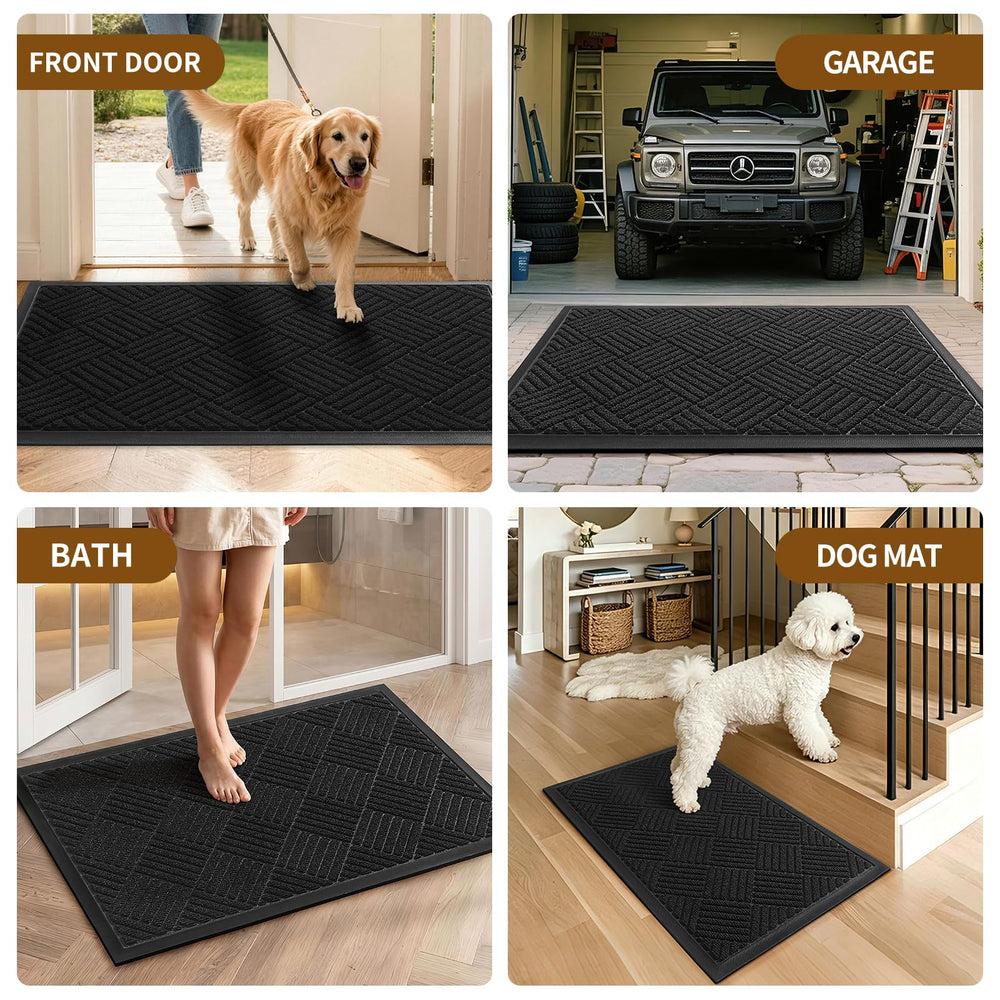 WELDUN Doormat easy cleaning process with water
